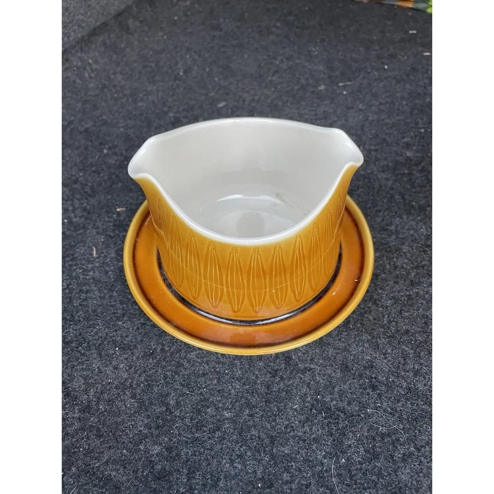 MCM Franciscan Interpace Discovery Topaz Gravy Boat BROWN